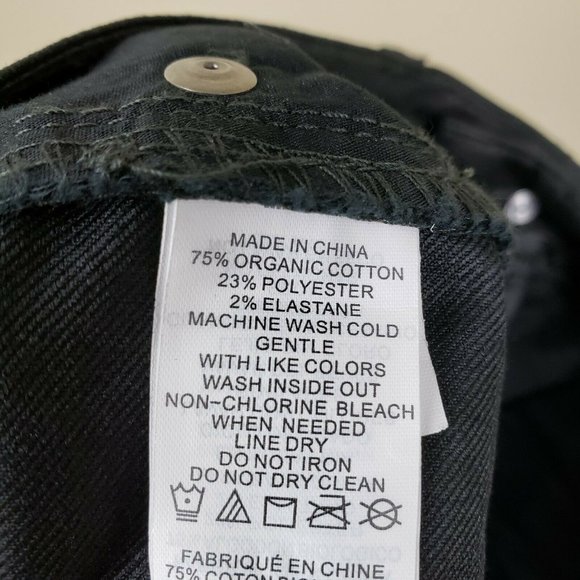 prAna NWOT womens sz 2 26 Jett Black Coated - Picture 7 of 7